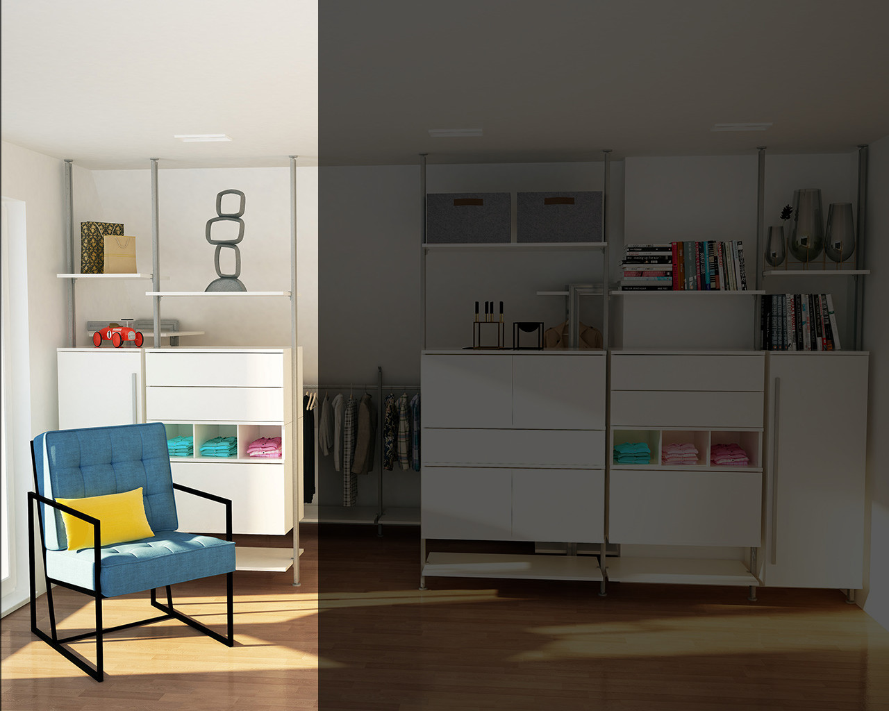 Schranksystem für Dachräume LISSABON Modul 1 Schranksystem für Dachräume LISSABON Modul 1