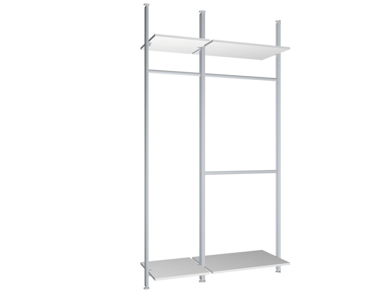 Modul 10 - Regalsystem Boden-Decken-Montage