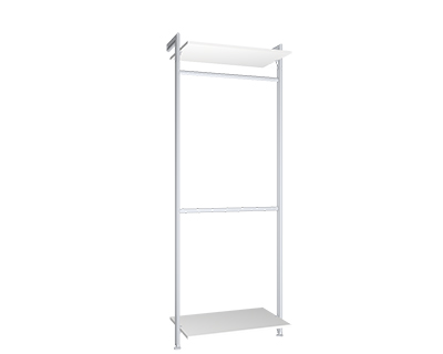 Modul 2 - Regalsystem Boden-Wand-Montage