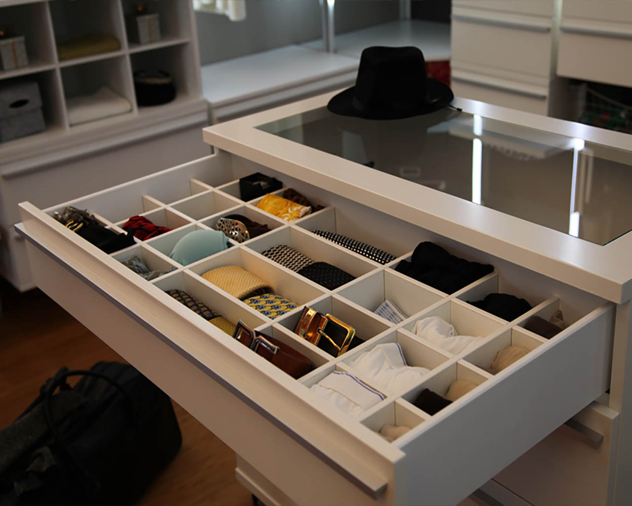 Schubladeneinteilung