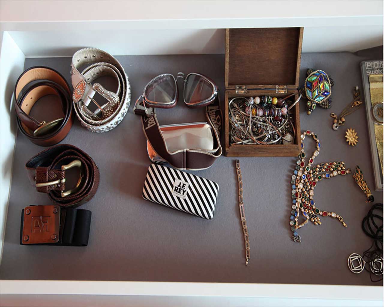 Filzmatte für Schubladen - Breite 80 cm | SOFT