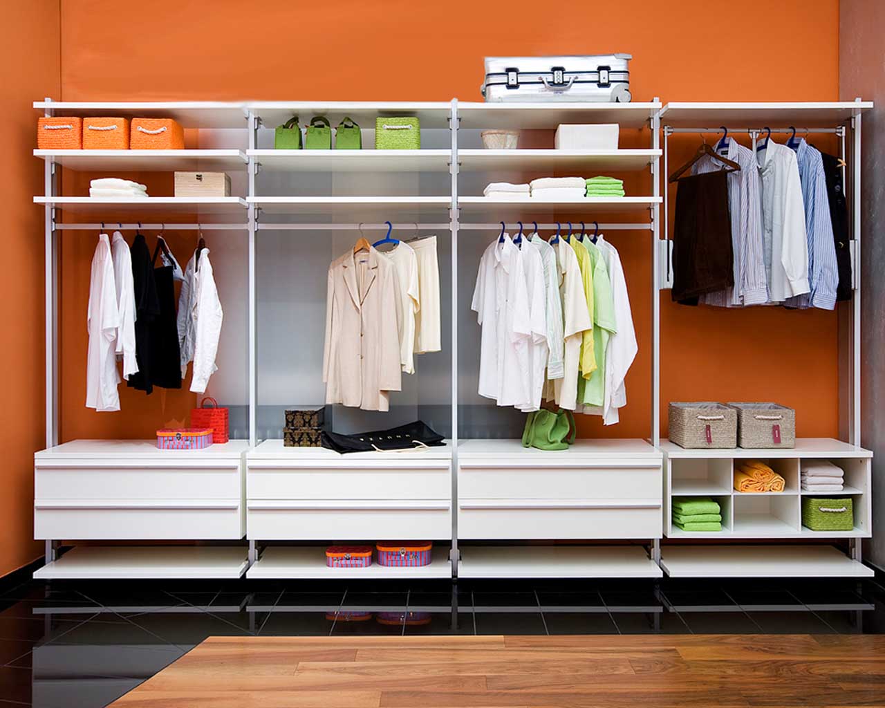 Begehbarer Kleiderschrank TORONTO ohne LED