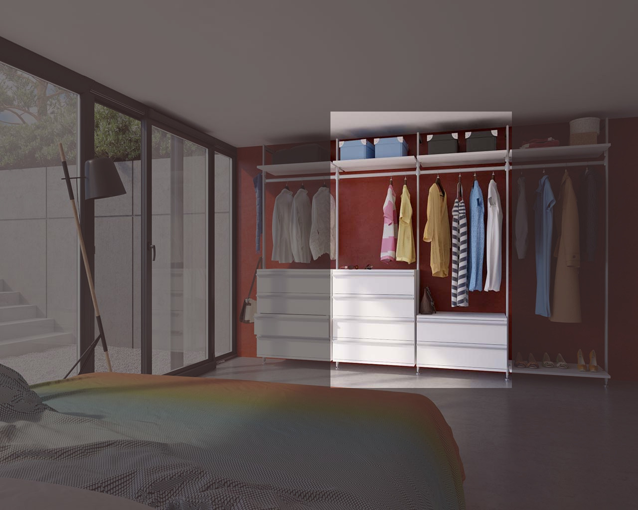 Kleiderschrank STAR 210 cm