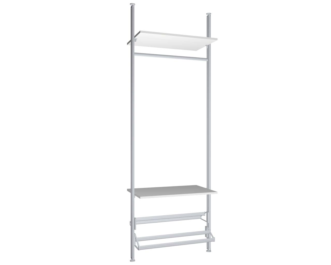 Modul 4 - Regalsystem Boden-Decken-Montage