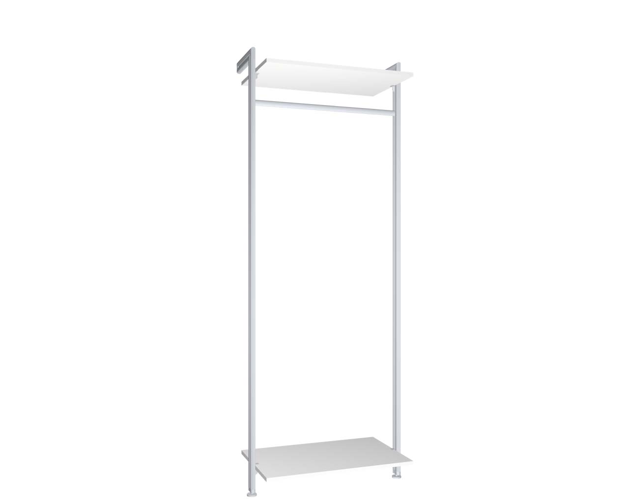 Modul 1 - Regalsystem Boden-Wand-Montage