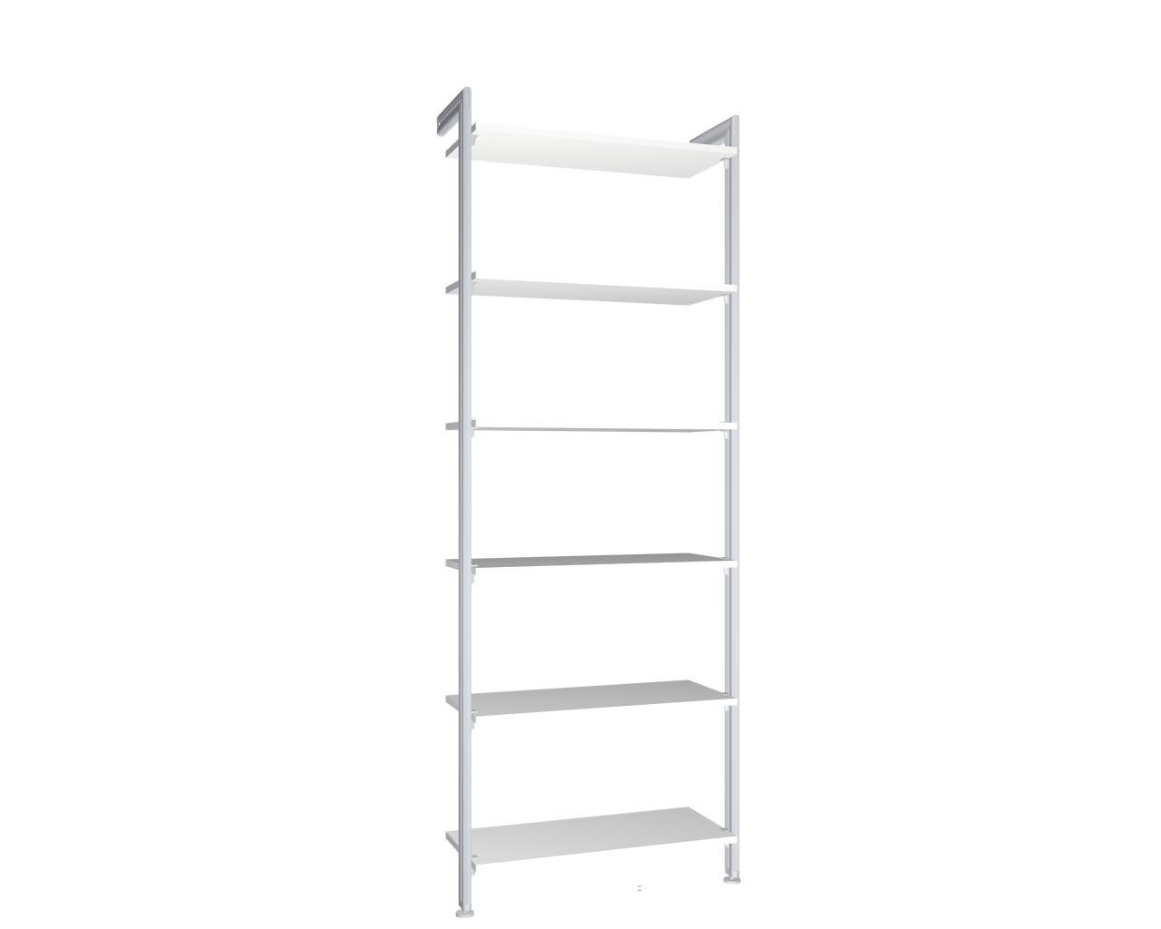 Modul 5 - Regalsystem Boden-Wand-Montage | BxHxT: 87,5 x 229 x 36 cm