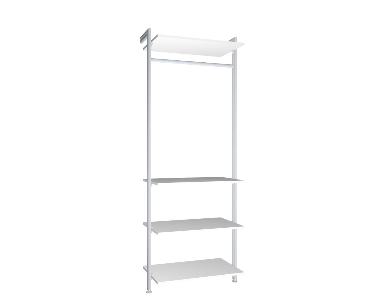 Modul 3 - Regalsystem Boden-Wand-Montage