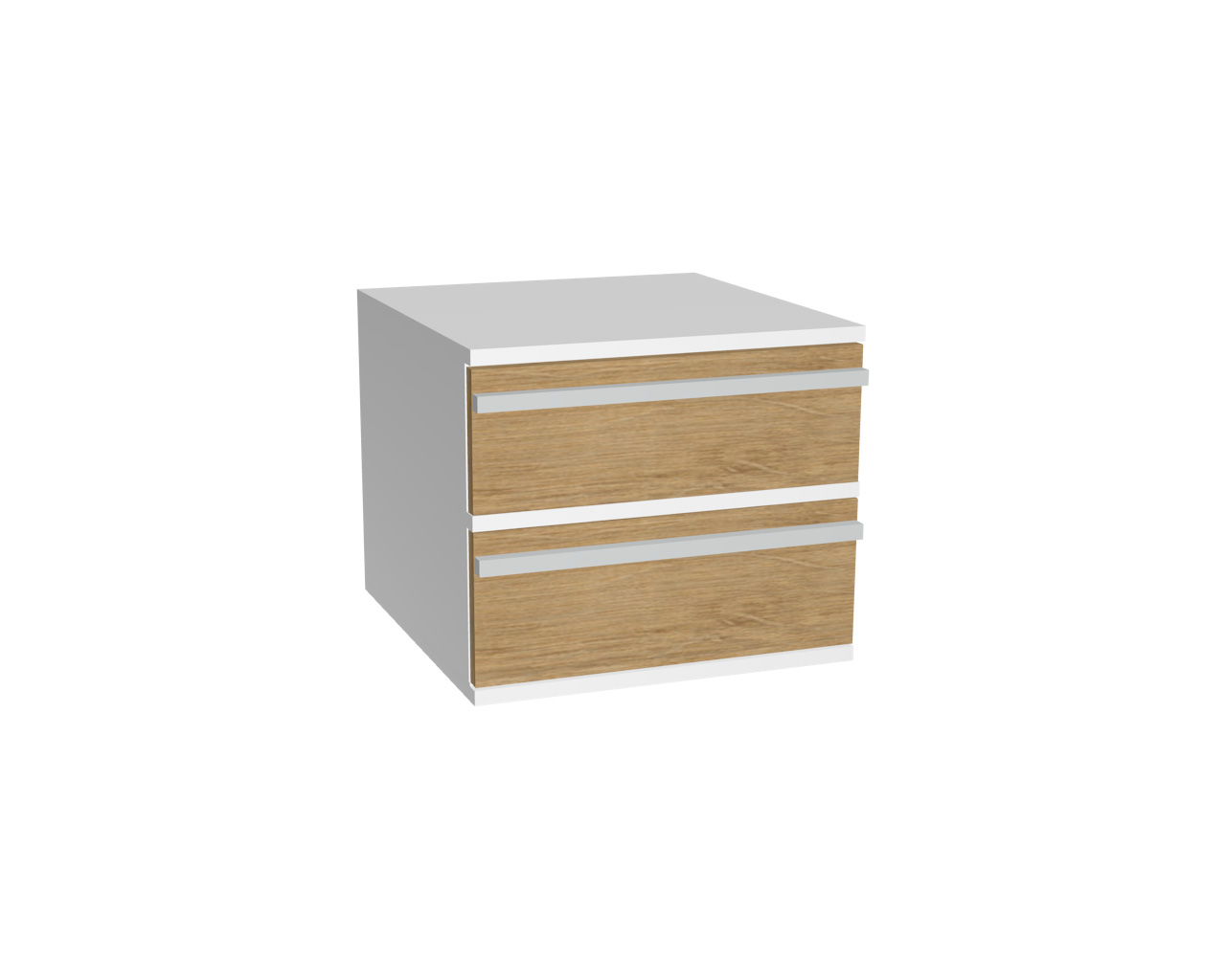 Schrankelement mit 2 Schubladen | Wildeiche Schrankelement mit 2 Schubladen | Wildeiche