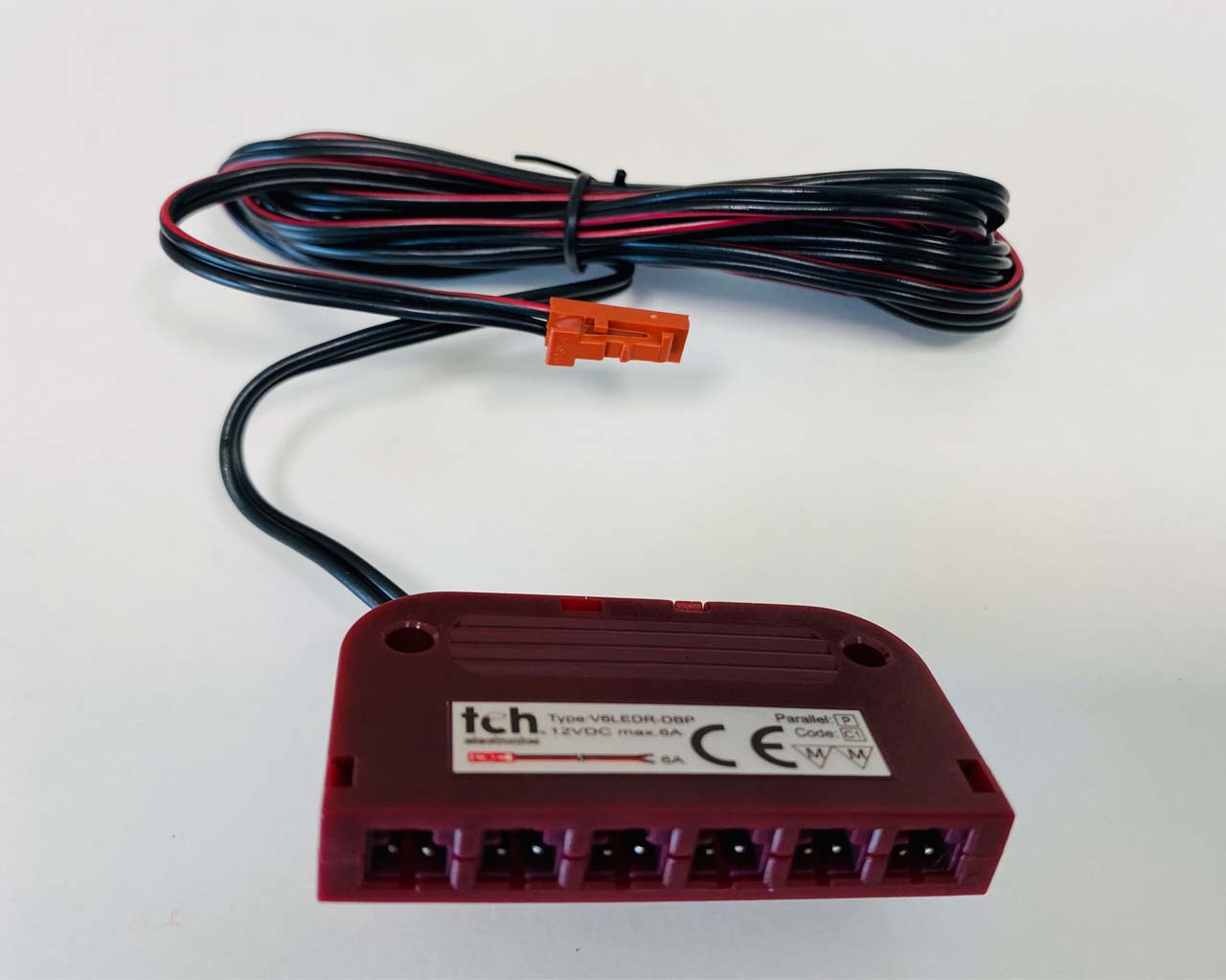 6fach Verteiler für Trafo mit 150 cm Zuleitung