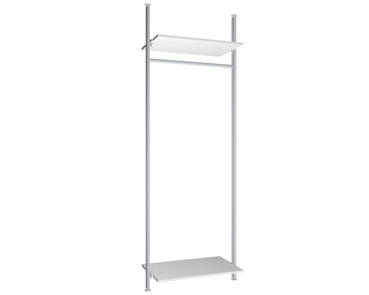 Modul 1 - Regalsystem Boden-Decken-Montage