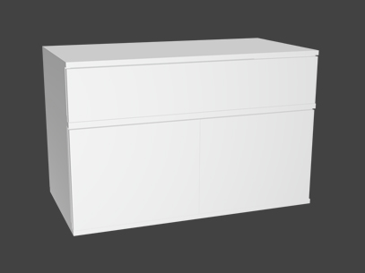 Montageanleitung SOFT Schrank mit 1 Schublade und Element mit 2 Türen Höhe 63,9cm, Tiefe 52cm Montageanleitung SOFT Schrank mit 1 Schublade und Element mit 2 Türen Höhe 63,9cm, Tiefe 52cm von FRANK Schranksysteme