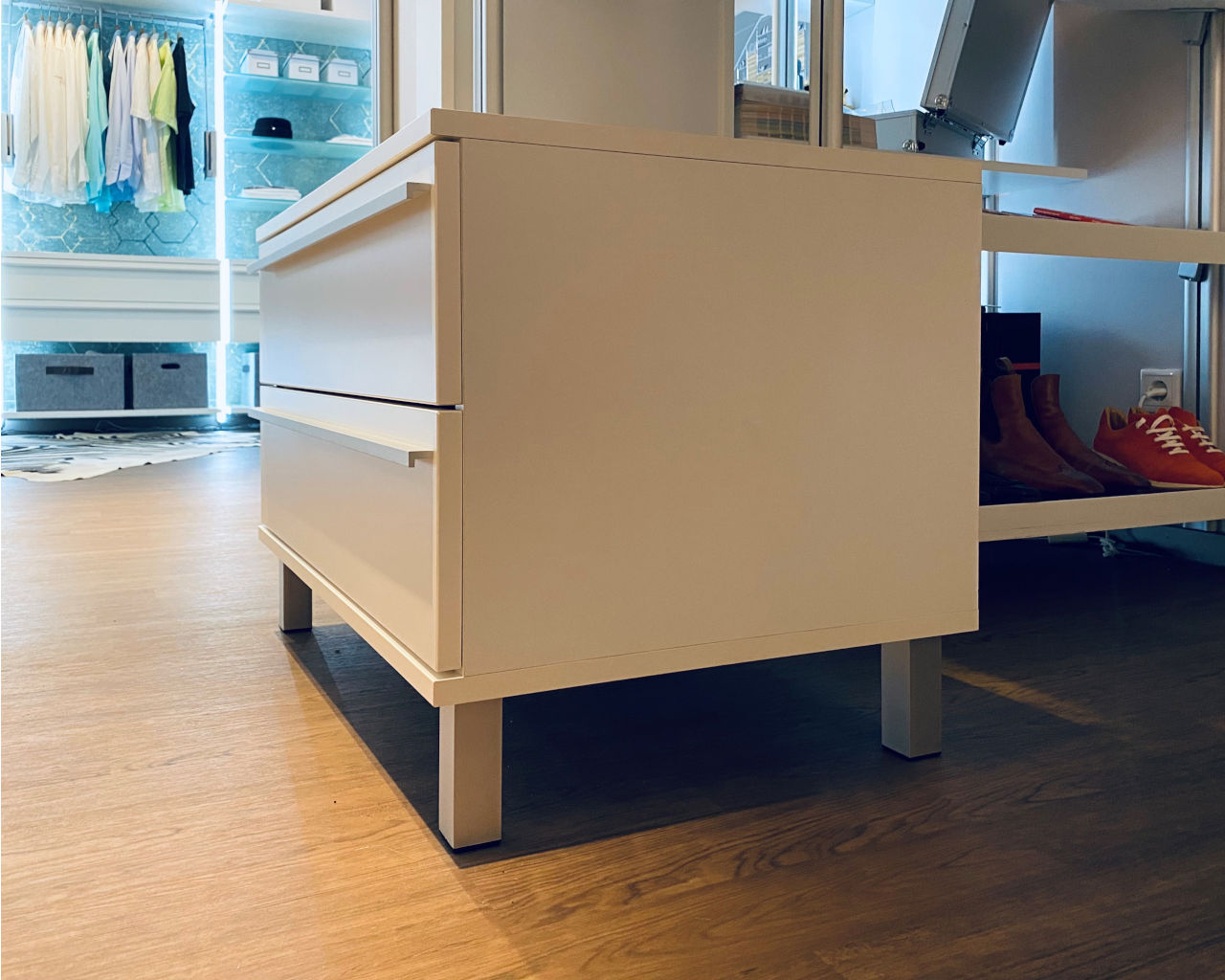 4 Stück Möbelfuss mit Anschraubplatte