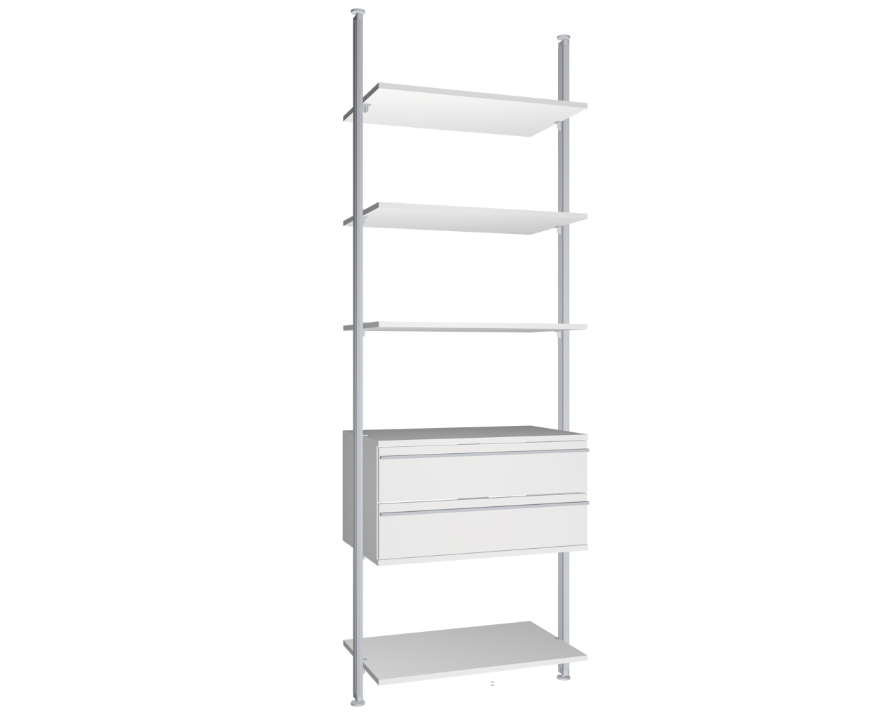 Modul 8 - Regalsystem Boden-Decken-Montage